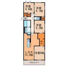 仮）D-room気噴町PJ　B棟の物件間取画像